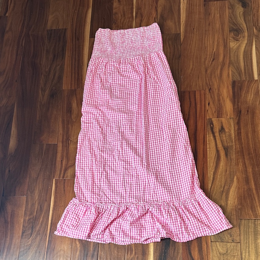 Pink Gingham Dress